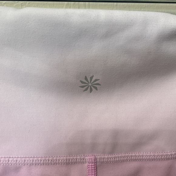 Athleta pink ombre leggings size medium. - Picture 6 of 11